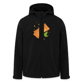 Lumpia Spring Roll Gifts - Men’s Recycled Softshell Jacket by Stanley/Stella - black - Front - AI Model Male 185 light (185cm)