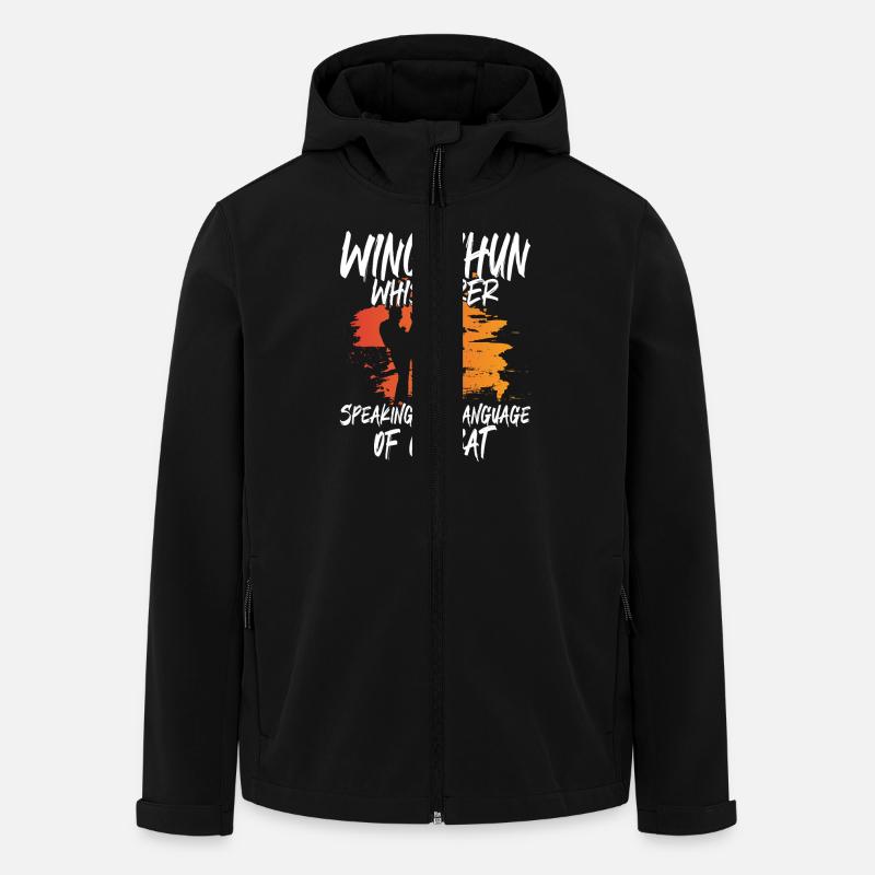 Wing Chun Whisperer - Recycelte Männer Softshell-Jacke von Stanley/Stella - Schwarz