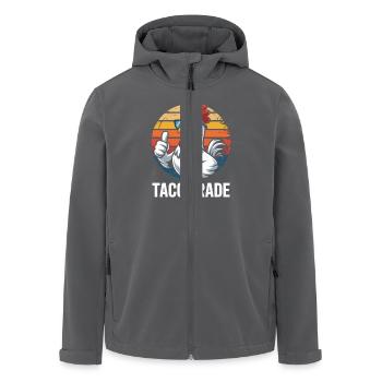 Taco Trade Sunset - Recycelte Männer Softshell-Jacke von Stanley/Stella - Anthrazit - Vorne - AI Model Male 185 light (185cm)