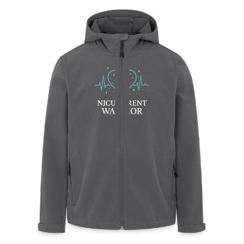 Nicu Parent Pride Preemie Warrior Neugeborene - Recycelte Männer Softshell-Jacke von Stanley/Stella - Anthrazit - Vorne - AI Model Male 185 light (185cm)