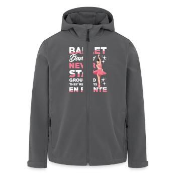 Ballet Tänzer Immer En Pointe Nie Geerdet - Recycelte Männer Softshell-Jacke von Stanley/Stella - Anthrazit - Vorne - AI Model Male 185 light (185cm)