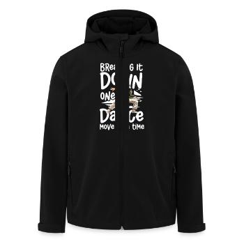 Breaking It Down One Dance Move at a Time - - Recycelte Männer Softshell-Jacke von Stanley/Stella - Schwarz - Vorne - AI Model Male 185 light (185cm)