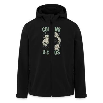 Funny Black Sheep Cousin Quirky Family - Men’s Recycled Softshell Jacket by Stanley/Stella - black - Front - AI Model Male 185 light (185cm)