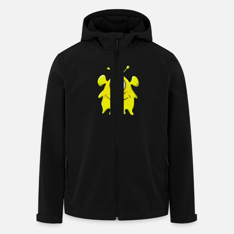 Monsters from outer space - Men’s Recycled Softshell Jacket by Stanley/Stella - black