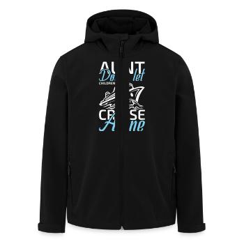 Aunt don't let childrens cruise alone - Recycelte Männer Softshell-Jacke von Stanley/Stella - Schwarz - Vorne - AI Model Male 185 light (185cm)