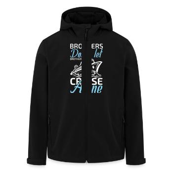 brothers don't let brothers cruise alone - Recycelte Männer Softshell-Jacke von Stanley/Stella - Schwarz - Vorne - AI Model Male 185 light (185cm)