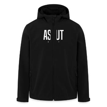 Asyut Egypt - Men’s Recycled Softshell Jacket by Stanley/Stella - black - Front - AI Model Male 185 light (185cm)