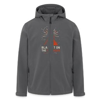 Alufolie-hut-gesellschaft Verschwörungs-meme - Recycelte Männer Softshell-Jacke von Stanley/Stella - Schwarz - Vorne - AI Model Male 185 light (185cm)