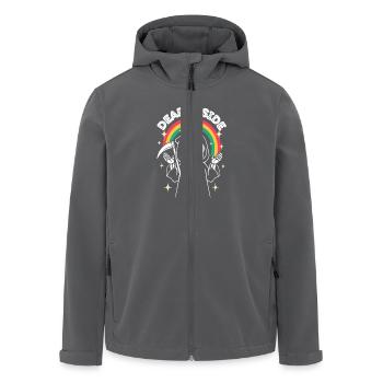Dead inside - Rainbow Reaper Halloween - Men’s Recycled Softshell Jacket by Stanley/Stella - anthracite - Front - AI Model Male 185 light (185cm)