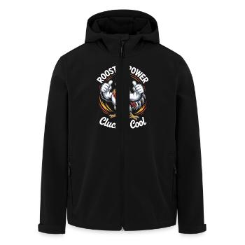 Drôle de coq - Veste softshell homme en polyester recyclé Stanley/Stella - noir - Devant - AI Model Male 185 light (185cm)