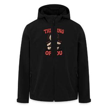 Thinking of You – Voodoo Edition - Men’s Recycled Softshell Jacket by Stanley/Stella - black - Front - AI Model Male 185 light (185cm)