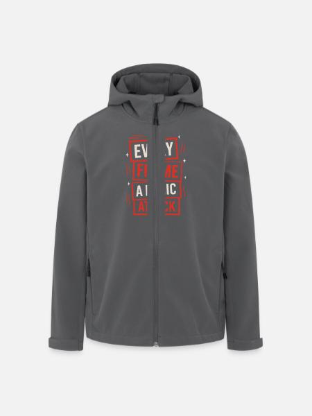 Le cinéaste indépendant, scénariste de - Veste softshell homme en polyester recyclé Stanley/Stella - noir