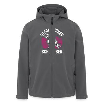 Sternzeichen Schrauber – - Recycelte Männer Softshell-Jacke von Stanley/Stella - Anthrazit - Vorne - AI Model Male 185 light (185cm)