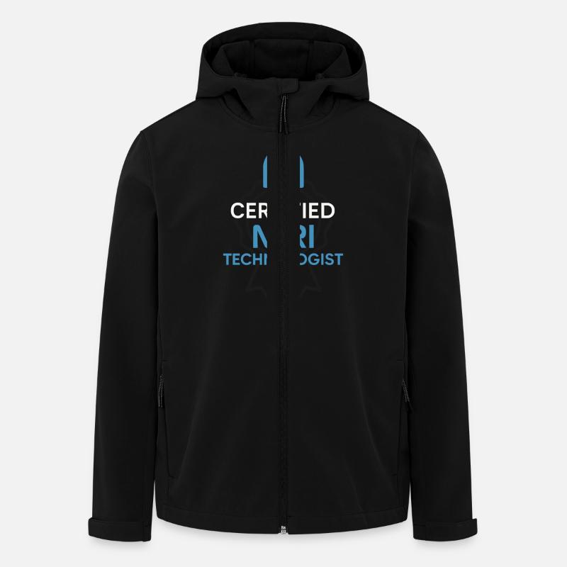 MRI Technologist Radiology Magnetic Resonance - Men’s Recycled Softshell Jacket by Stanley/Stella - black