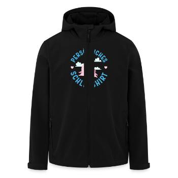 Alpaka PERSÖNLICHES SCHLAFSHIRT Lama Lustiges - Recycelte Männer Softshell-Jacke von Stanley/Stella - Schwarz - Vorne - AI Model Male 185 light (185cm)