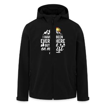 I haven’t been anywhere but its on my list - Recycelte Männer Softshell-Jacke von Stanley/Stella - Schwarz - Vorne - AI Model Male 185 light (185cm)