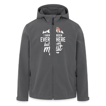 I haven't been anywhere but its on my list - Men’s Recycled Softshell Jacket by Stanley/Stella - anthracite - Front - AI Model Male 185 light (185cm)