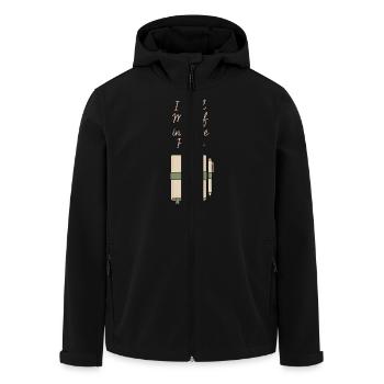 Journaling Aesthetic Creative Planer Life Writing - Recycelte Männer Softshell-Jacke von Stanley/Stella - Schwarz - Vorne - AI Model Male 185 light (185cm)