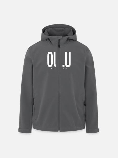Oulu Finland - Men’s Recycled Softshell Jacket by Stanley/Stella - black