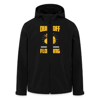 Canard en caoutchouc jaune Off I M Floating - Veste softshell homme en polyester recyclé Stanley/Stella - noir - Devant - AI Model Male 185 light (185cm)