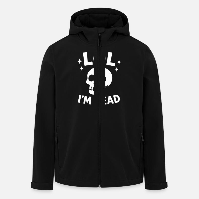 Lol I m dead - Men’s Recycled Softshell Jacket by Stanley/Stella - black