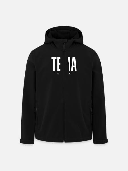Tema, Ghana - Men’s Recycled Softshell Jacket by Stanley/Stella - black