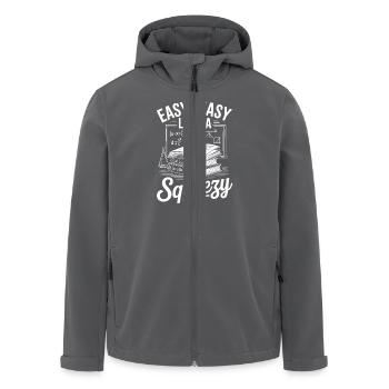 Easy peasy lemma squeezy - Recycelte Männer Softshell-Jacke von Stanley/Stella - Anthrazit - Vorne - AI Model Male 185 light (185cm)