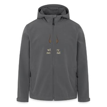 Whisky Lovers Tasting Club Bourbon Scotch - Men’s Recycled Softshell Jacket by Stanley/Stella - anthracite - Front - AI Model Male 185 light (185cm)