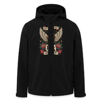 Opa Geschenk Geburtstag Spruch Lustig Geschenkidee - Recycelte Männer Softshell-Jacke von Stanley/Stella - Schwarz - Vorne - AI Model Male 185 light (185cm)
