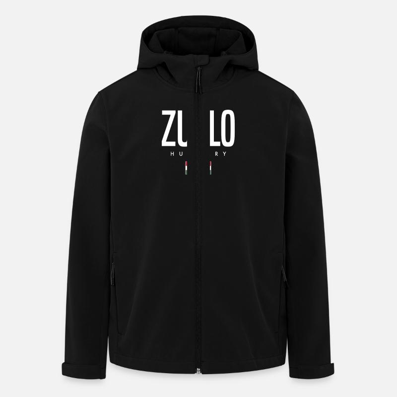 Zuglo, Hongrie - Veste softshell homme en polyester recyclé Stanley/Stella - noir