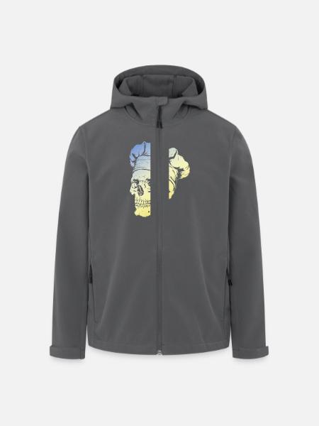 Chef Skull - Men’s Recycled Softshell Jacket by Stanley/Stella - black