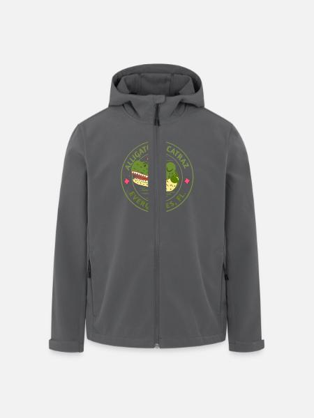 Alligator Alcatraz Crocodile - Men’s Recycled Softshell Jacket by Stanley/Stella - black
