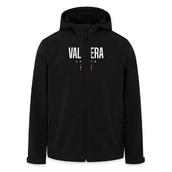 Valmiera, Lettonie - Veste softshell homme en polyester recyclé Stanley/Stella - noir - Devant - AI Model Male 185 light (185cm)