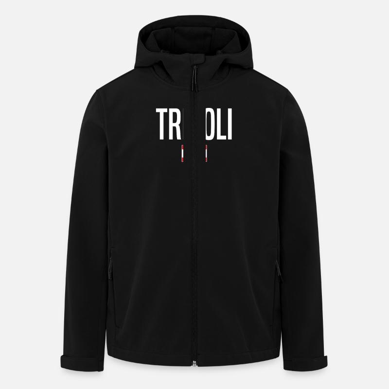 Tripoli Lebanon - Men’s Recycled Softshell Jacket by Stanley/Stella - black