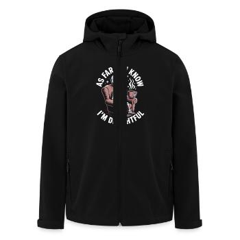 Pour autant que je sache, je suis ravi ! Sarcasme - Veste softshell homme en polyester recyclé Stanley/Stella - noir - Devant - AI Model Male 185 light (185cm)