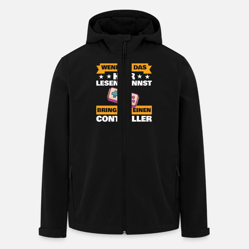 Zocker Gamer Gaming Videospieler Geschenk Spruch - Recycelte Männer Softshell-Jacke von Stanley/Stella - Schwarz