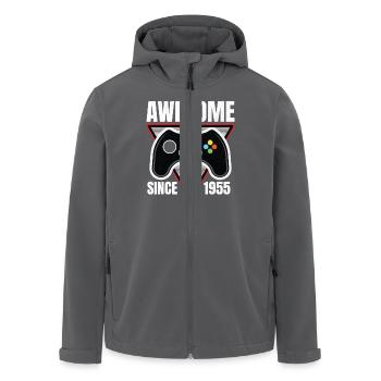 Fantastisch seit 1955 Geburtstag Gaming Gamer - Recycelte Männer Softshell-Jacke von Stanley/Stella - Anthrazit - Vorne - AI Model Male 185 light (185cm)