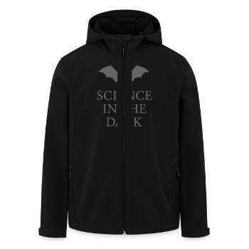 Spéléologie Science des grottes Spéléologie Etudiant Géologie - Veste softshell homme en polyester recyclé Stanley/Stella - noir - Devant - AI Model Male 185 light (185cm)