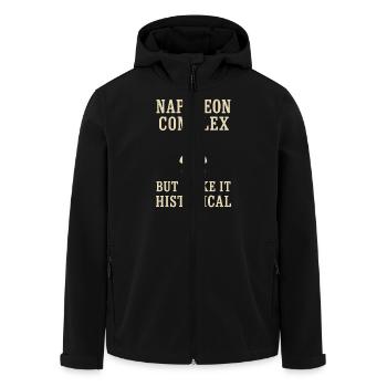 History Historian Humor Weird History History Nerd - Men’s Recycled Softshell Jacket by Stanley/Stella - black - Front - AI Model Male 185 light (185cm)