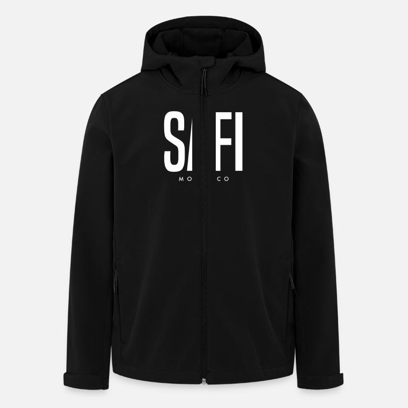 Safi, Morocco - Men’s Recycled Softshell Jacket by Stanley/Stella - black