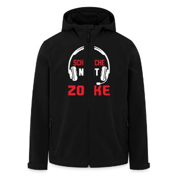Zocken Gamer Gaming Zocker Controller Videospiele - Recycelte Männer Softshell-Jacke von Stanley/Stella - Schwarz - Vorne - AI Model Male 185 light (185cm)