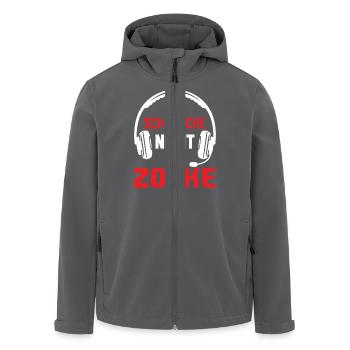 Zocken Gamer Gaming Zocker Controller Videospiele - Recycelte Männer Softshell-Jacke von Stanley/Stella - Anthrazit - Vorne - AI Model Male 185 light (185cm)