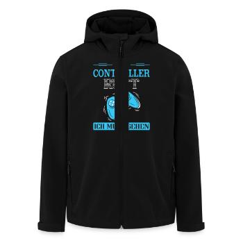 Zocken Gamer Gaming Zocker Controller Videospiele - Recycelte Männer Softshell-Jacke von Stanley/Stella - Schwarz - Vorne - AI Model Male 185 light (185cm)