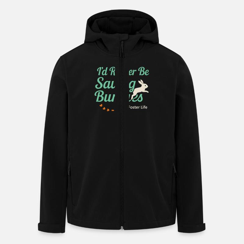 Lapin Maman Lapin Sauvetage Adopter, Acheter - Veste softshell homme en polyester recyclé Stanley/Stella - noir
