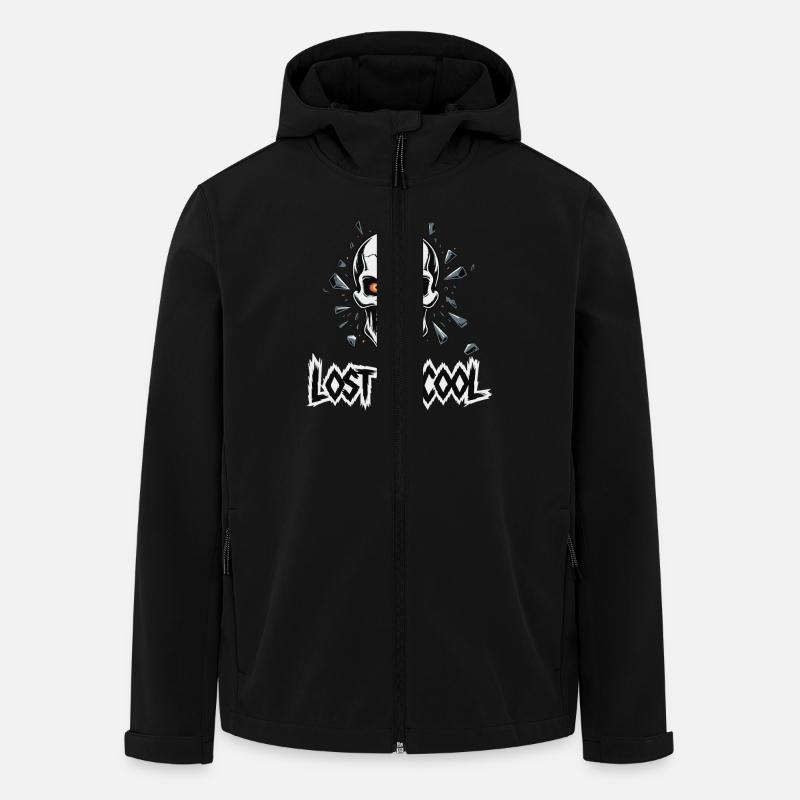 SKULL, PERDU MON SANG-FROID - Veste softshell homme en polyester recyclé Stanley/Stella - noir