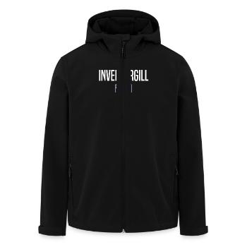 Invercargill, Nouvelle-Zélande - Veste softshell homme en polyester recyclé Stanley/Stella - noir - Devant - AI Model Male 185 light (185cm)