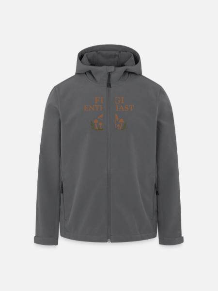 Pilzliebhaber Cottagecore Ästhetische Natur Hexe - Recycelte Männer Softshell-Jacke von Stanley/Stella - Schwarz