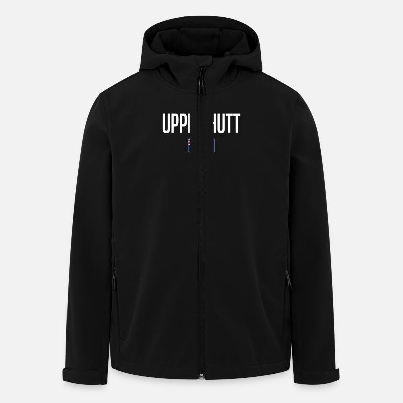 Upper Hutt, Nouvelle-Zélande - Veste softshell homme en polyester recyclé Stanley/Stella - noir