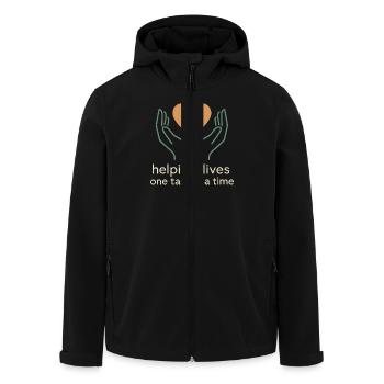 Occupational Therapist Ot Gift Healthcare Reha - Men’s Recycled Softshell Jacket by Stanley/Stella - black - Front - AI Model Male 185 light (185cm)