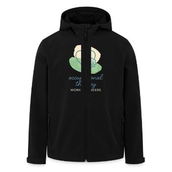 Ergotherapeut Ot Gift Healthcare Reha - Recycelte Männer Softshell-Jacke von Stanley/Stella - Schwarz - Vorne - AI Model Male 185 light (185cm)